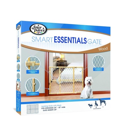 Four Paws Smart Essentials Wood Gate