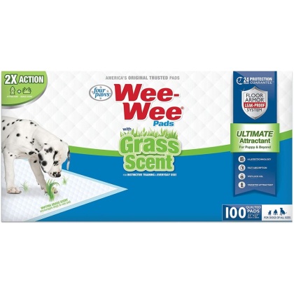 Four Paws Wee Wee Grass Scented Puppy Pads