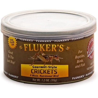 Flukers Gourmet Style Canned Crickets