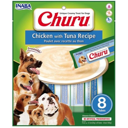 Inaba Churu Chicken with Tuna Recipe Creamy Dog Treat