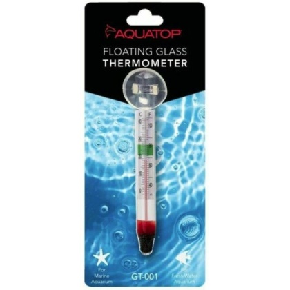 Aquatop Glass Aquarium Thermometer with Suction Cup