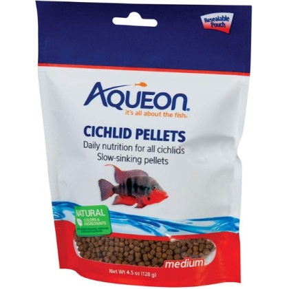 Aqueon Medium Cichlid Food Pellets