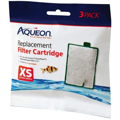 Aqueon Replacement Filter Cartridges for E Internal Power Filter - X-Small