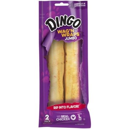 Dingo Wag\'n Wraps Chicken & Rawhide Chew