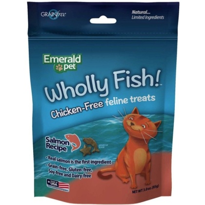 Emerald Pet Wholly Fish! Cat Treats Salmon Recipe
