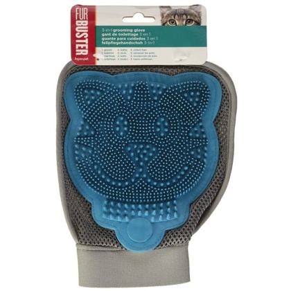JW Pet Furbuster 3-In-1 Cat Grooming Glove