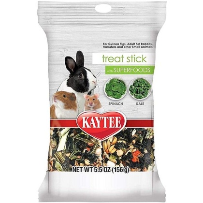 Kaytee Superfoods Small Animal Treat Stick - Spinach & Kale