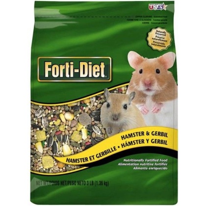 Kaytee Hamster And Gerbil Food Fortified With Vitamins And Minerals For A Daily Diet