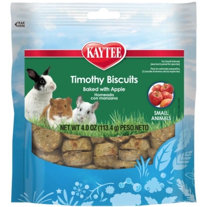 Kaytee Timothy Biscuit Treat Baked with Apple For Dental Health Support
