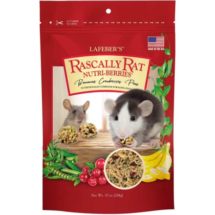 Lafeber Nutritionally Complete Adult Rat Food with Bananas Cranberries And Peas