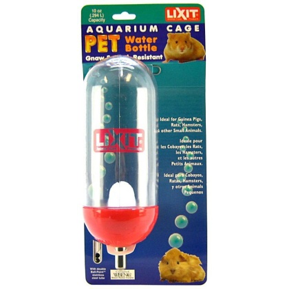 Lixit Aquarium Cage Water Bottle Clear