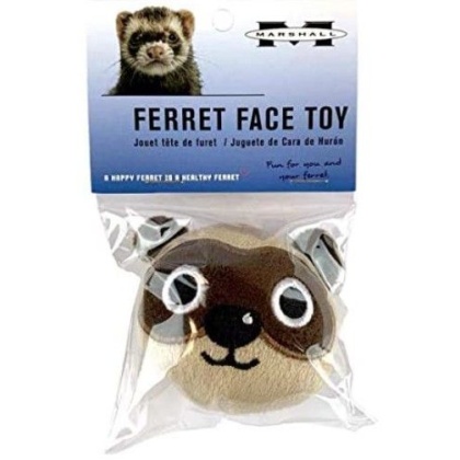 Marshall Ferret Face Plush Toy