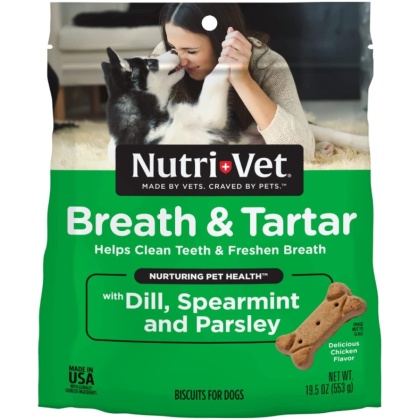 Nutri-Vet Breath & Tartar Biscuits