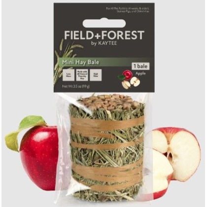 Kaytee Field and Forest Mini Hay Bale Apple