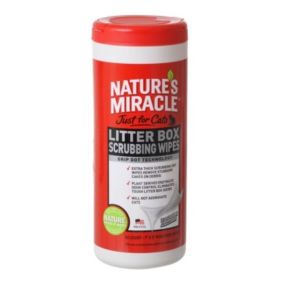 Nature\'s Miracle Just For Cats Litter Box Wipes