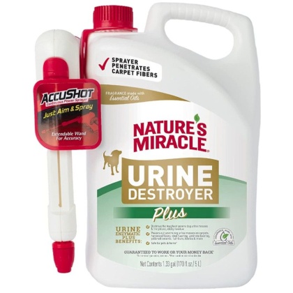 Pioneer Pet Nature's Miracle Urine Destroyer Plus for Dogs with AccuShot Sprayer
