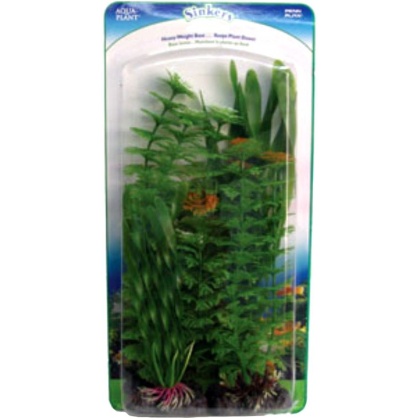 Penn Plax Green Aquarium Plant Value Pack Assorted Sizes