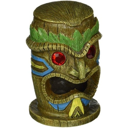 Penn Plax Gazer Tiki Mask Aquarium Ornament
