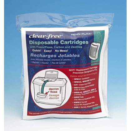 Penn Plax Clear Free Disposable Filter Cartridges
