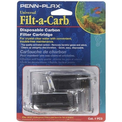Penn Plax Filt-a-Carb Universal Carbon Undergravel Filter Cartridge