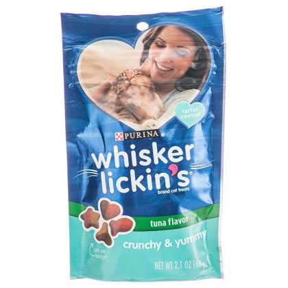 Purina Whisker Lickin\'s Crunch Lovers Tuna Flavored Cat Treats