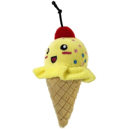 Petsport Tiny Tots Foodies Ice Cream Plush Toy Assorted Colors