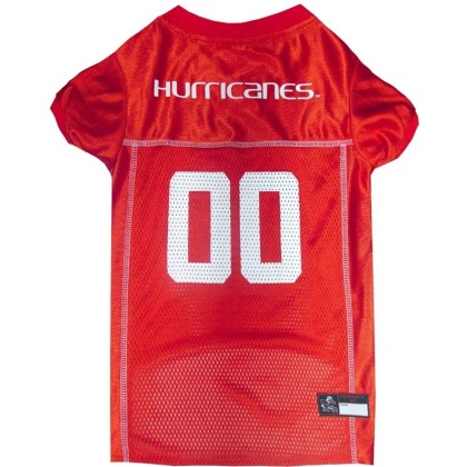 Pets First U of Miami Jersey for Dogs