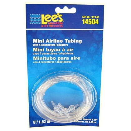 Lees Mini Airline Tubing with 4 Connectors