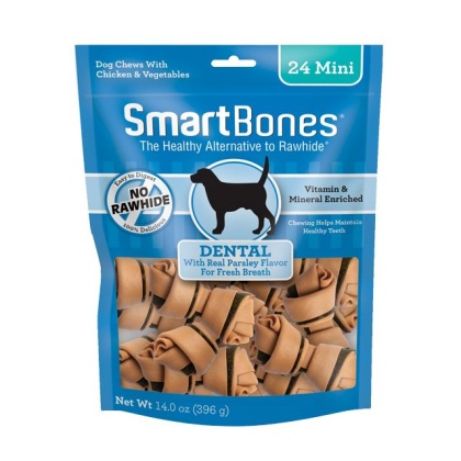 SmartBones Dental Bones - Chicken & Vegetable Dog Chews