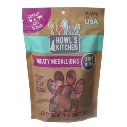 Howl\'s Kitchen Meaty Medallions Soft Bites - Chicken & Beef Flavor