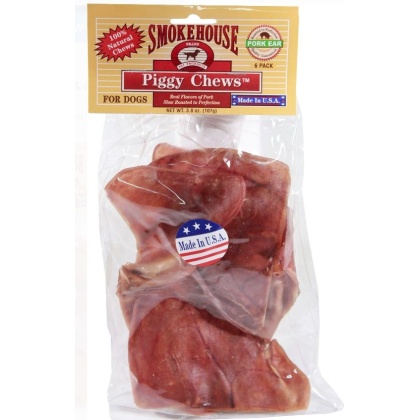 Smokehouse Piggy Chews All Natural Dog Treat