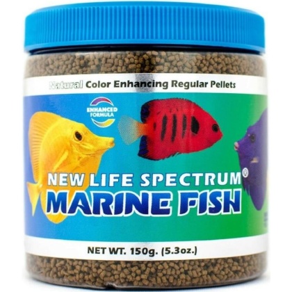 New Life Spectrum Marine Fish Food Regular Sinking Pellets