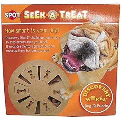 Spot Seek-A-Treat Discovery Wheel Interactive Dog Treat and Toy Puzzle