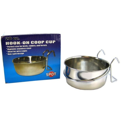 Spot Stainless Steel Hook-On Coop Cup