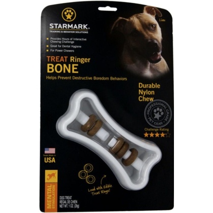 Starmark Ringer Bone Treat Toy