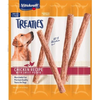 VitaKraft Treaties Smoked Chicken with Sweet Potato Grab-n-Go Dog Treats
