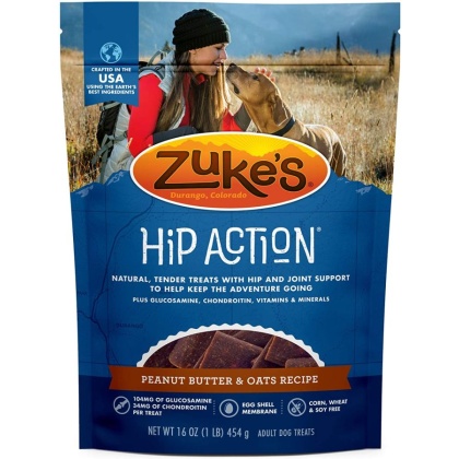 Zukes Hip Action Dog Treats - Peanut Butter & Oats Recipe