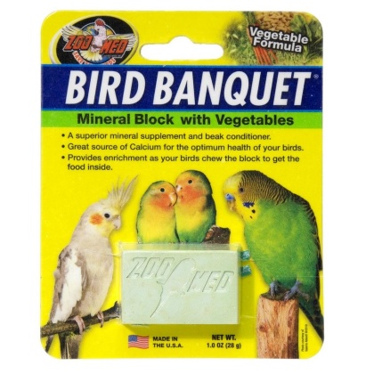 Zoo Med Bird Banquet Vegetable Block