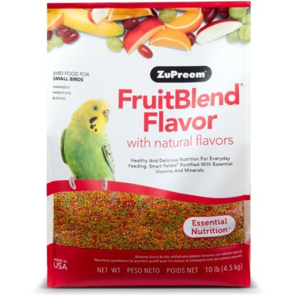 ZuPreem FruitBlend Premium Daily Bird Food - Small Birds