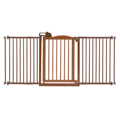 One-Touch Gate II Wide in Brown